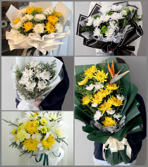 广东清远市清城区东城街道黄金布村白事花束代送